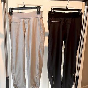 SOLD. Athleta Mod Trekkie Crop Pants (lot of 2) Size 2